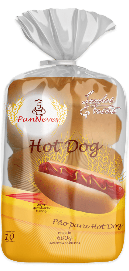 Pão de Hot Dog